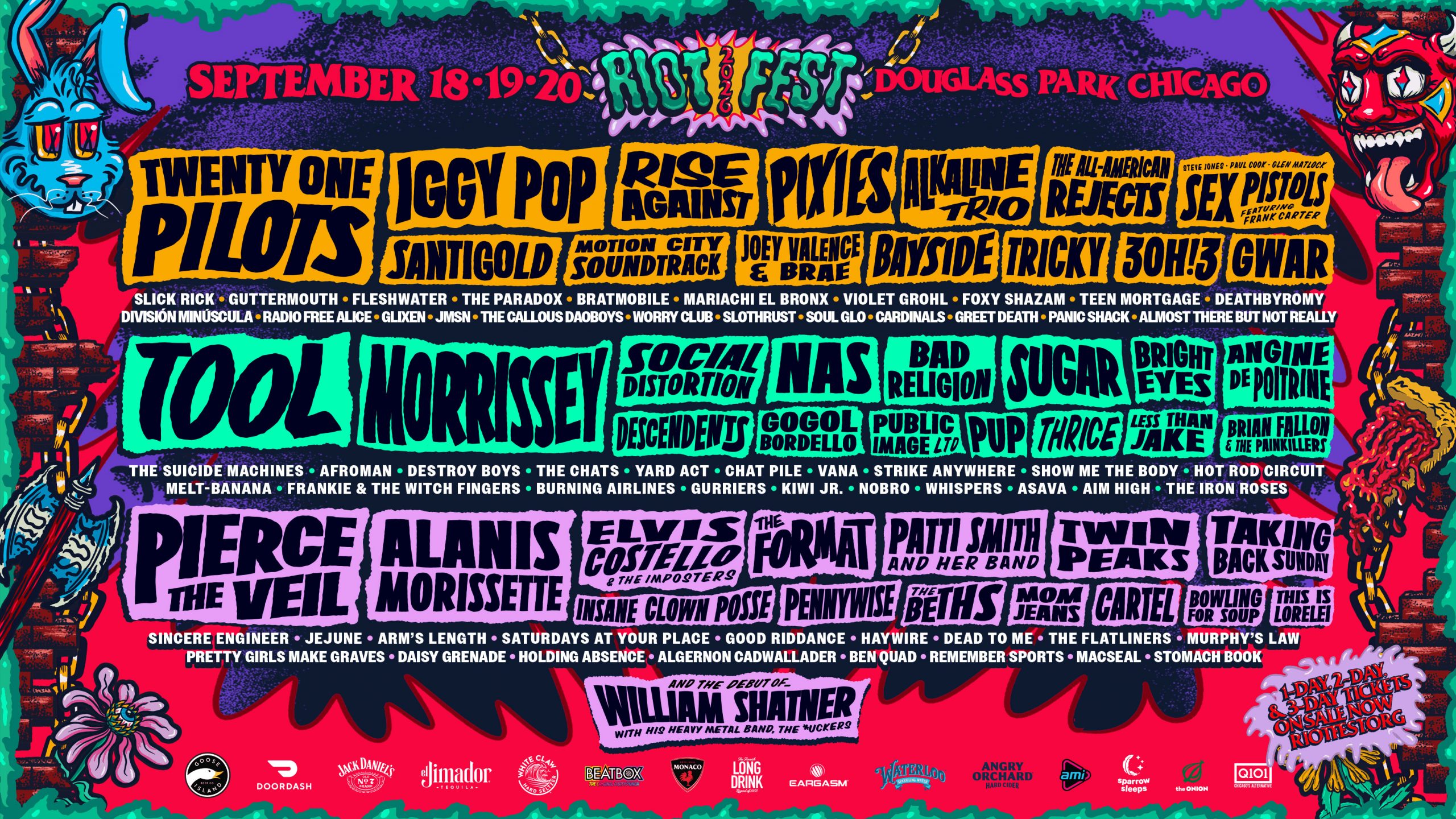 Riot Fest 2026 Single Day Tickets On Sale Now - Riot Fest