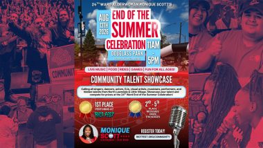24th Ward Alderwoman Monique Scott’s End of the Summer Celebration