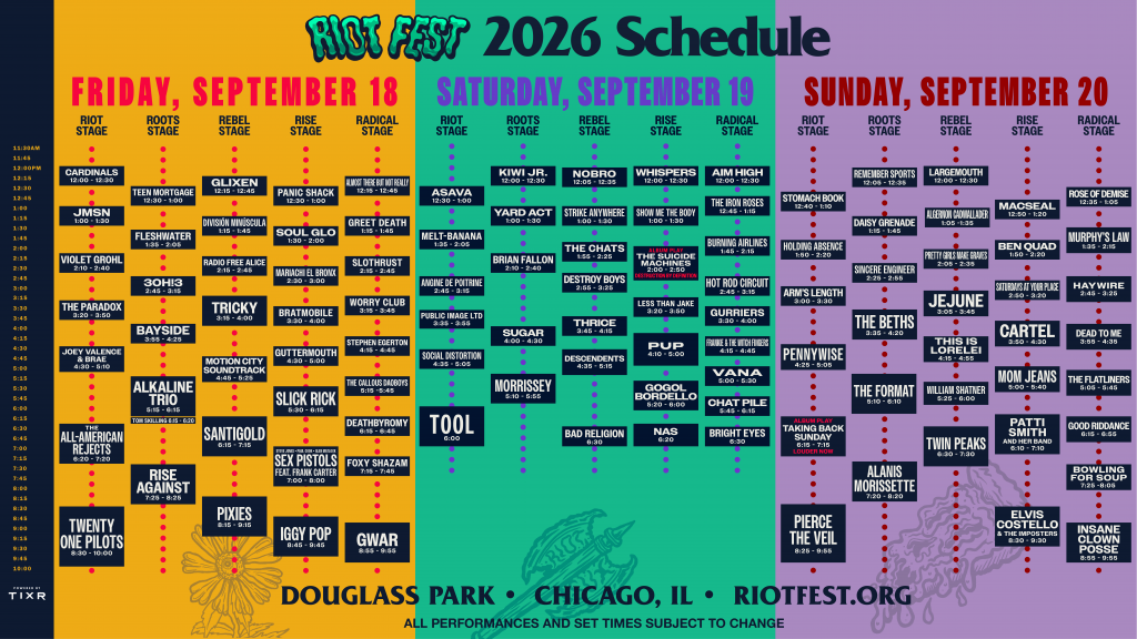 IMPORTANT FESTIVAL UPDATE
