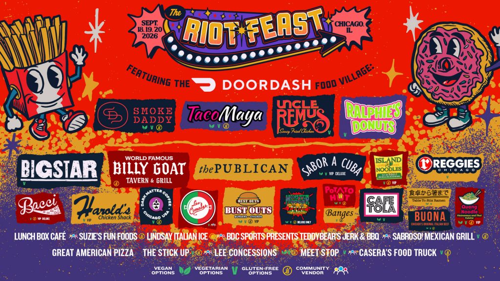 Food at Riot Fest 2026