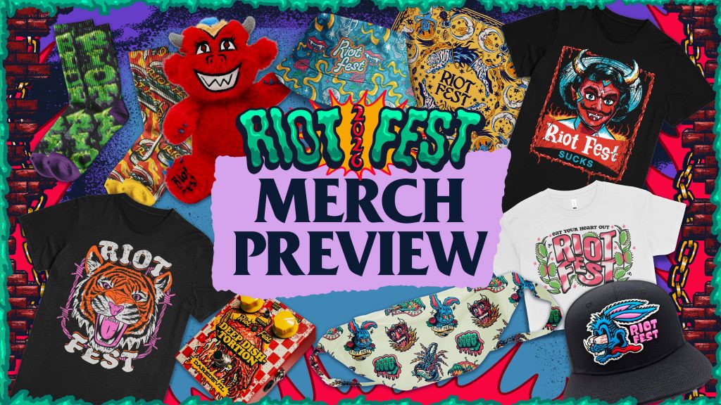 Riot Fest 2026 Merch Preview