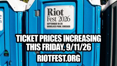 Ticket Prices Increasing Tomorrow (9/11)