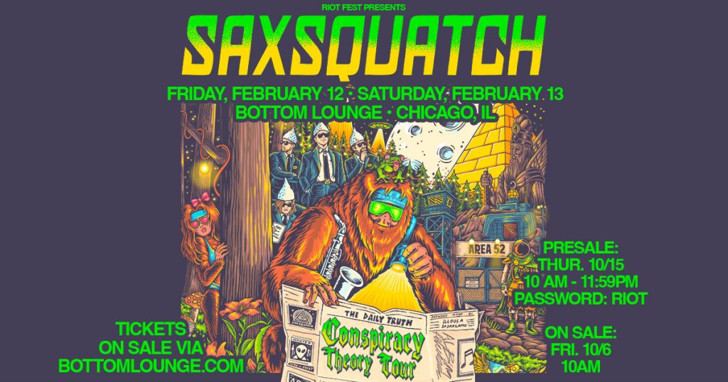 Saxsquatch Two Nights!